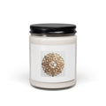 Soy Candle — Luxe Floral Monogram 9oz Scented Jar