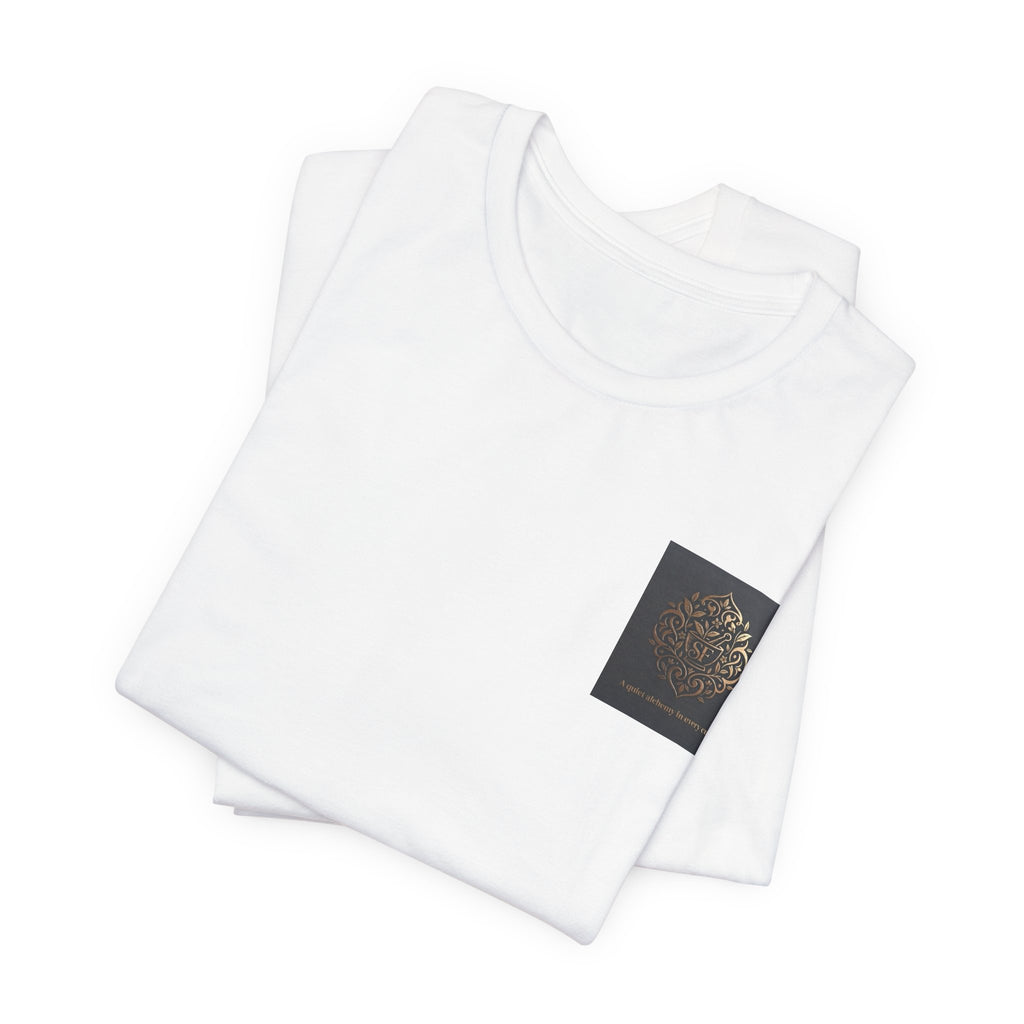 Coffee Art Tee — "The Art of Coffee" Gold Mandala Graphic T-Shirt