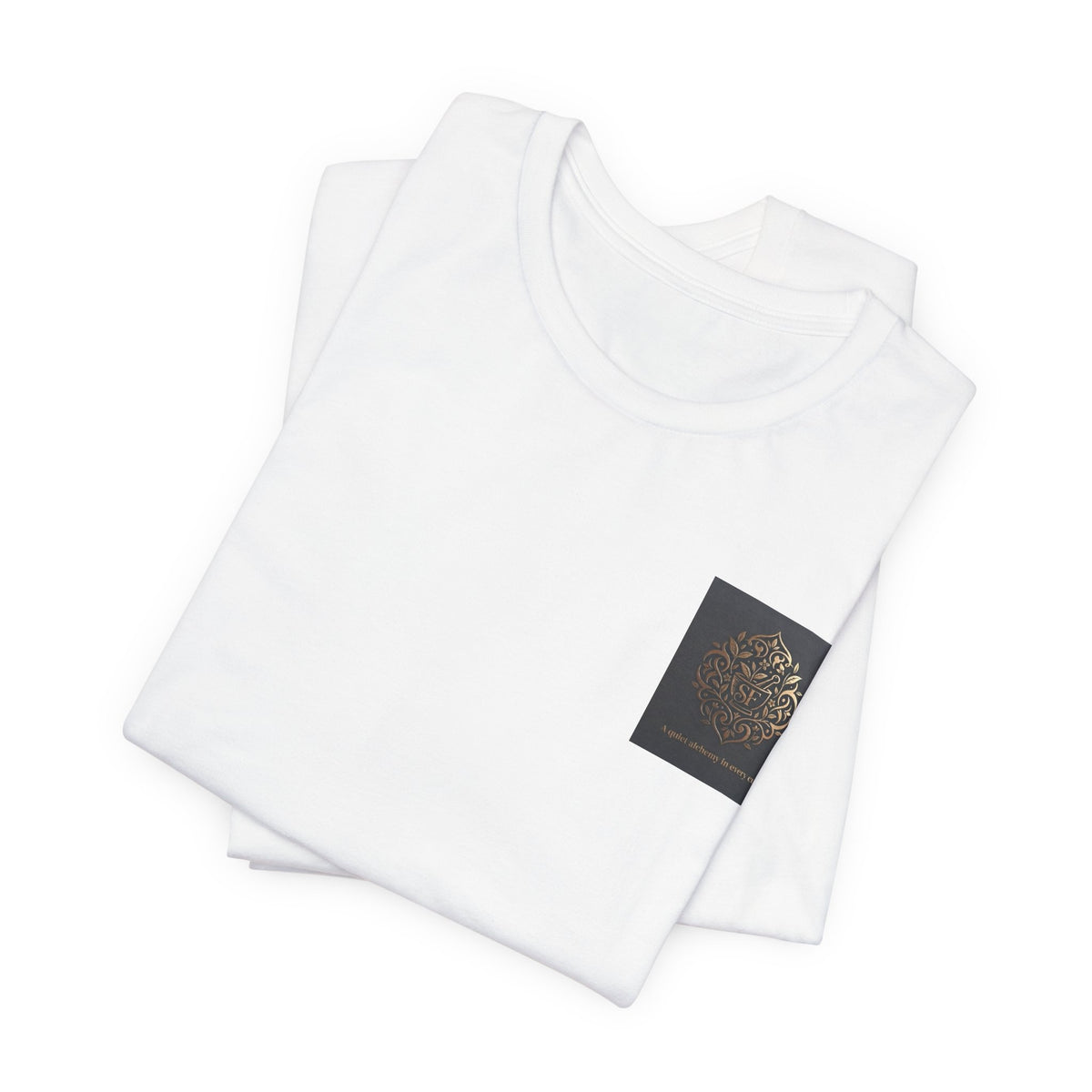 Coffee Art Tee — "The Art of Coffee" Gold Mandala Graphic T-Shirt