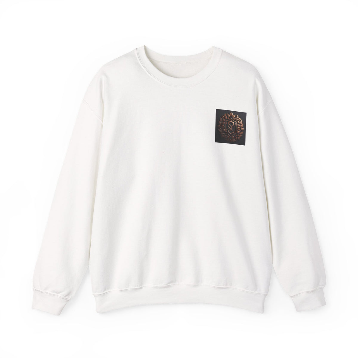 Crewneck Sweatshirt — 'The Art of Blending' Bronze Emblem Back Print