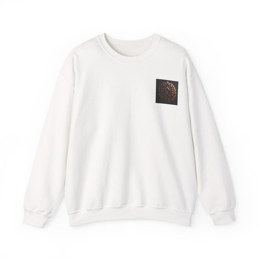 Crewneck Sweatshirt — 'The Art of Blending' Bronze Emblem Back Print