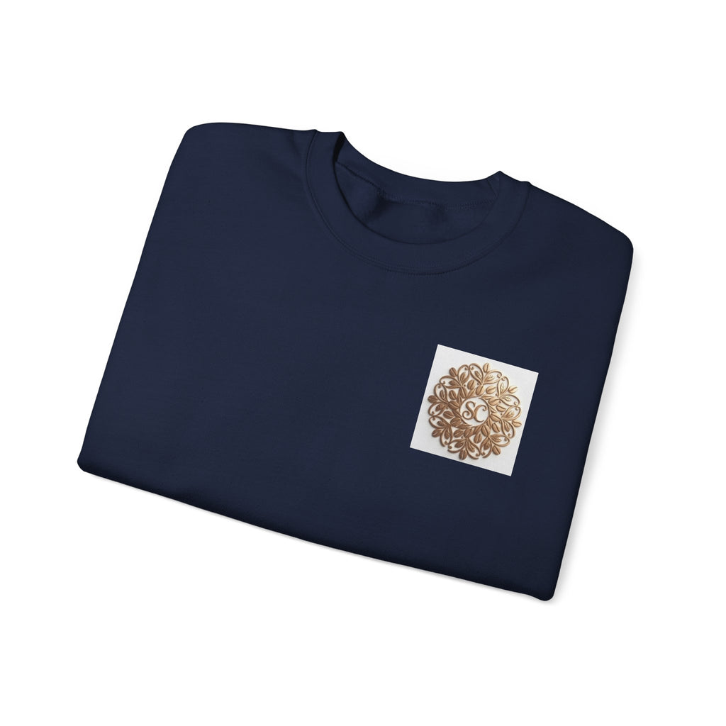 Gold Mandala Crewneck Sweatshirt