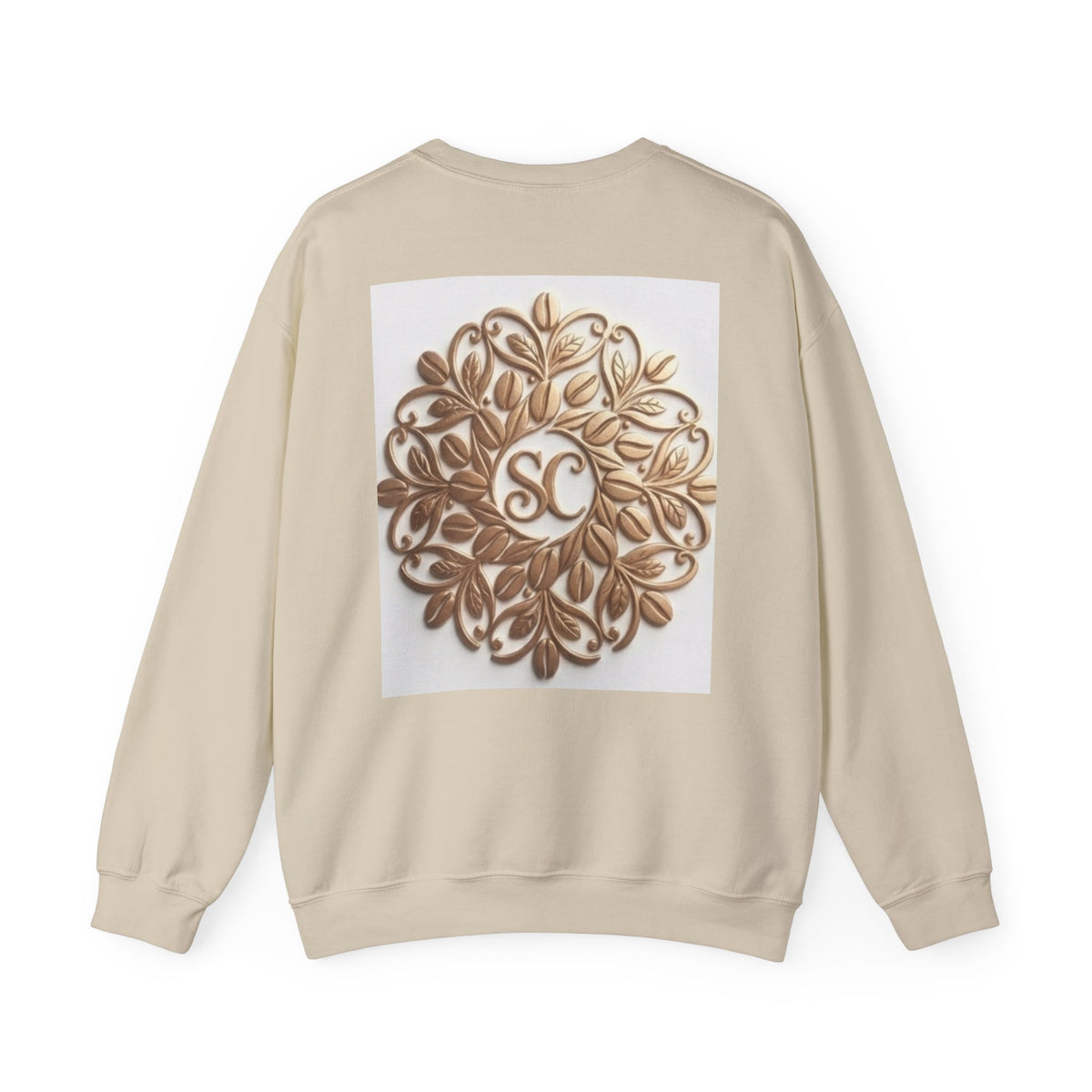 Gold Mandala Crewneck Sweatshirt