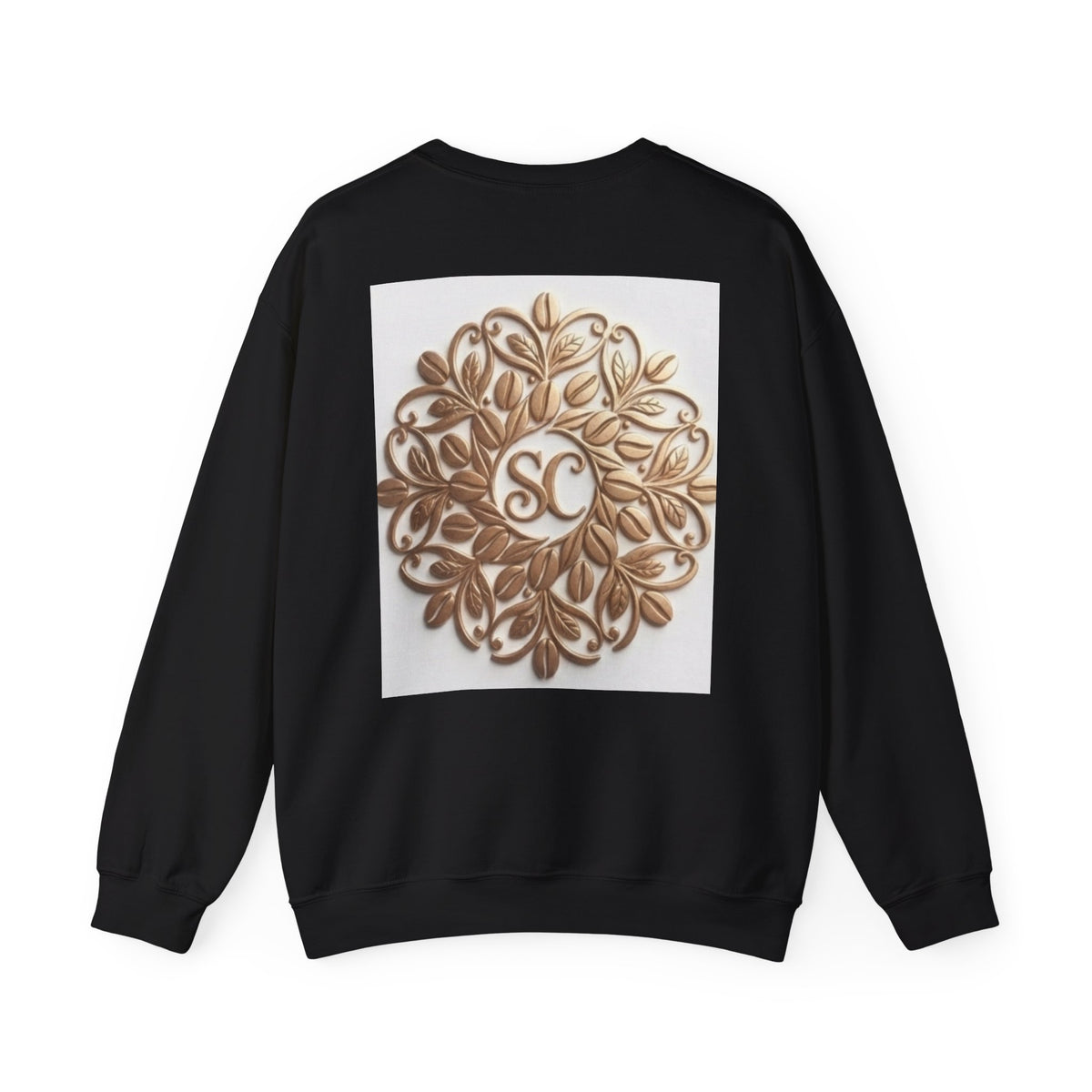 Gold Mandala Crewneck Sweatshirt