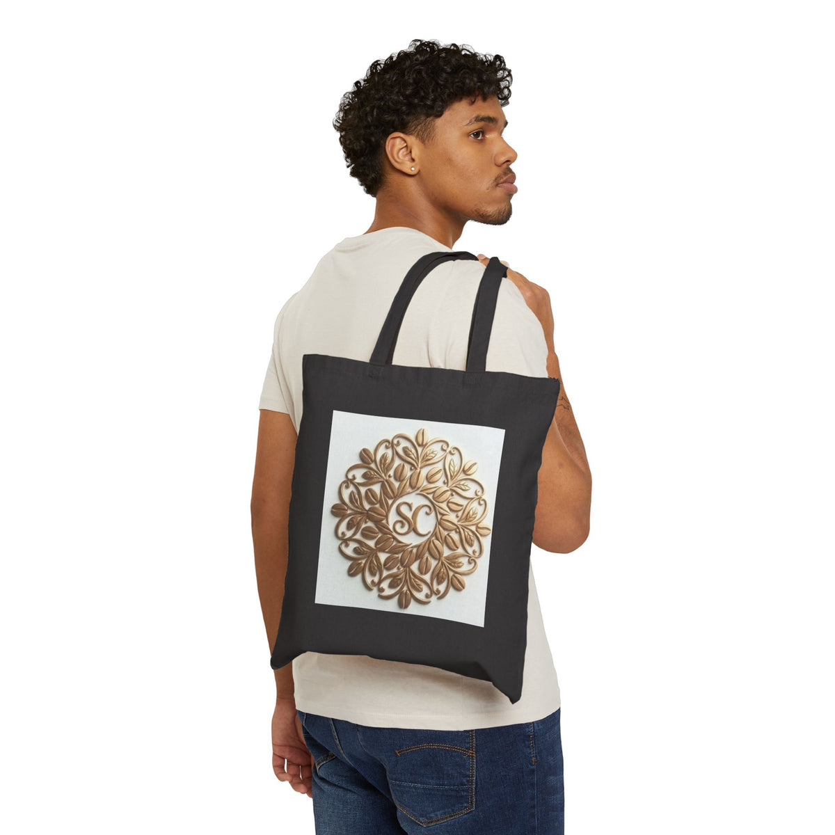 Mandala Sun Canvas Tote Bag