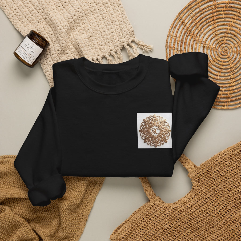 Gold Mandala Crewneck Sweatshirt