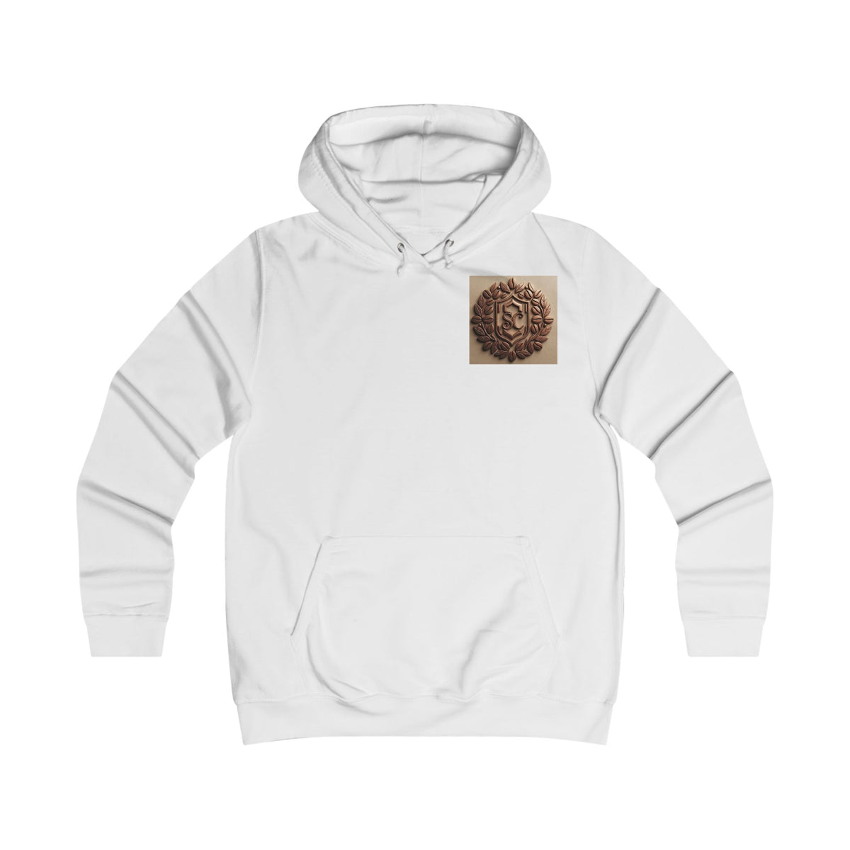 College Hoodie — 'The Art of Blending' Crest Back Print