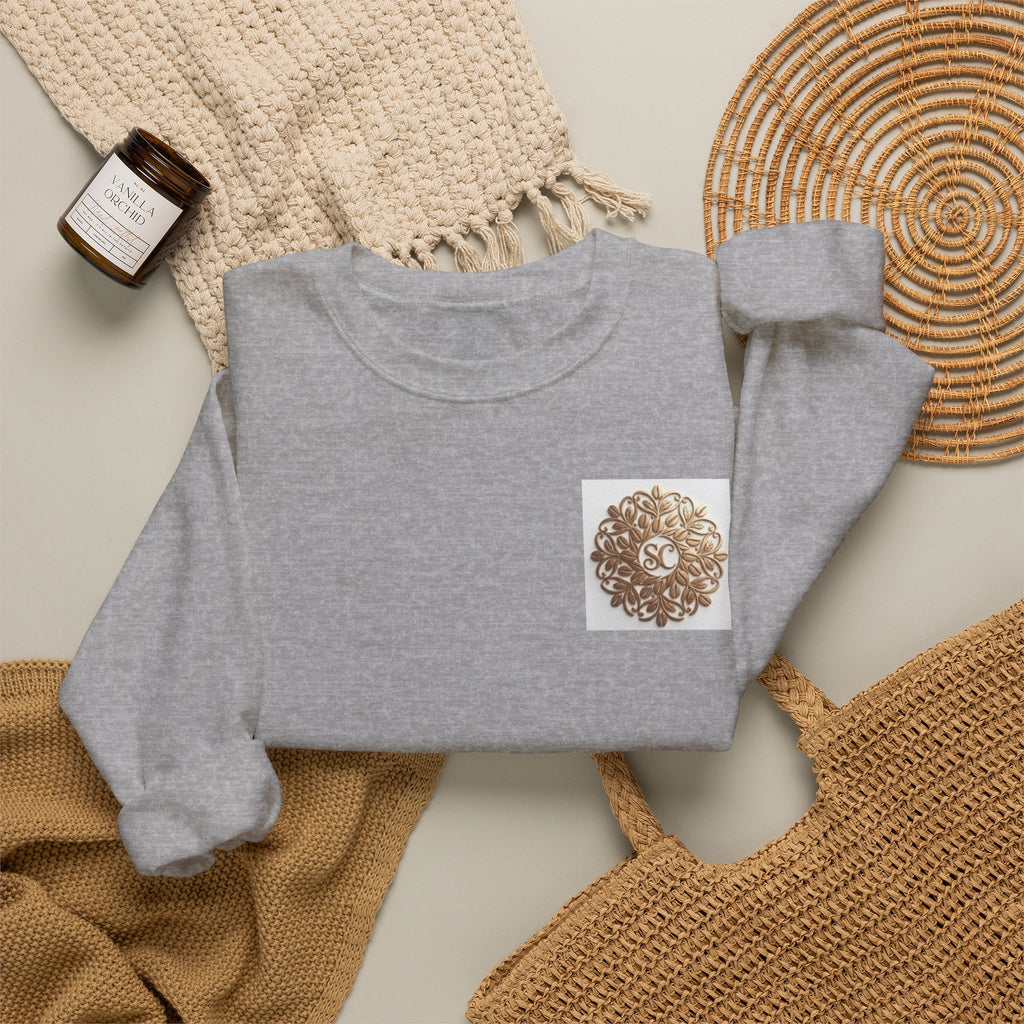Gold Mandala Crewneck Sweatshirt