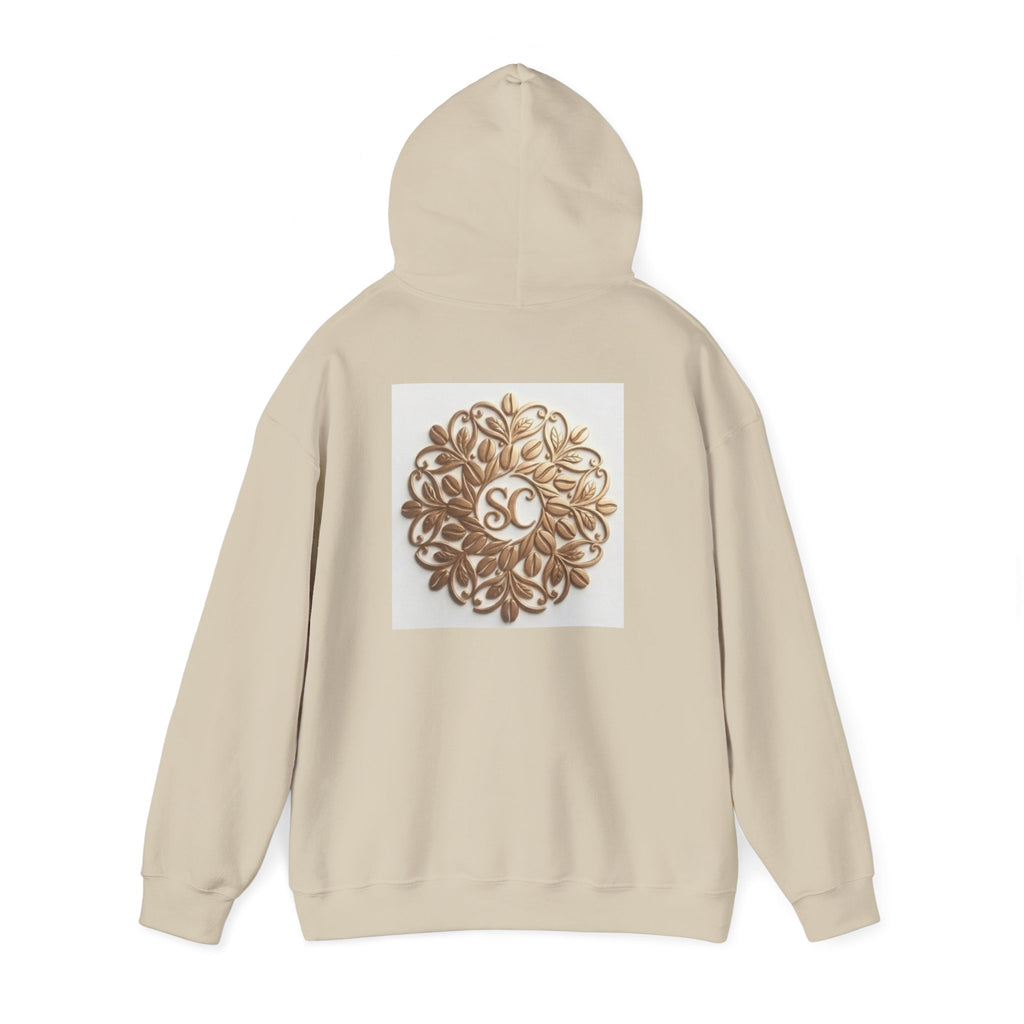 Gold Mandala Hoodie — Spiritual Lotus Floral Graphic Sweatshirt