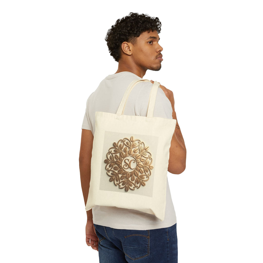 Mandala Sun Canvas Tote Bag
