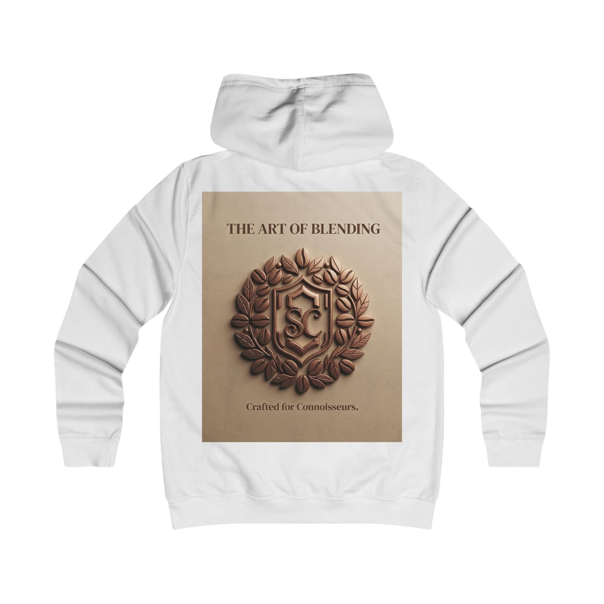 College Hoodie — 'The Art of Blending' Crest Back Print