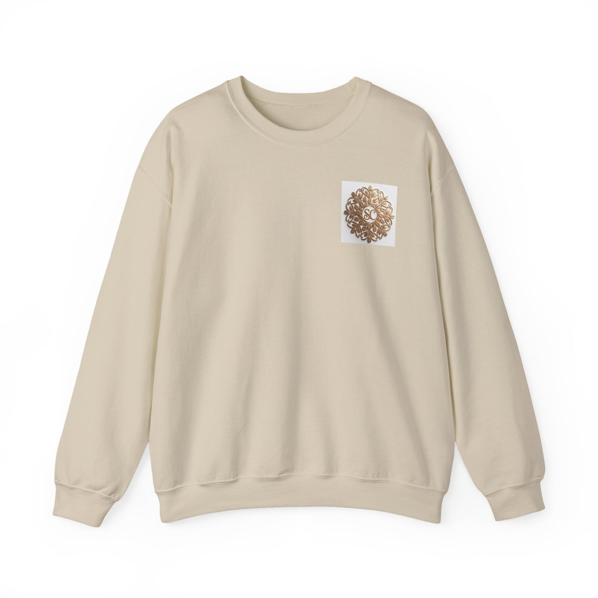 Gold Mandala Crewneck Sweatshirt