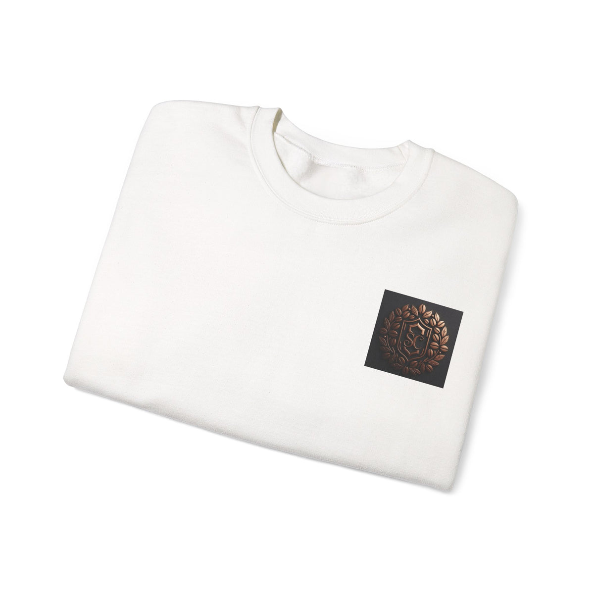 Crewneck Sweatshirt — 'The Art of Blending' Bronze Emblem Back Print