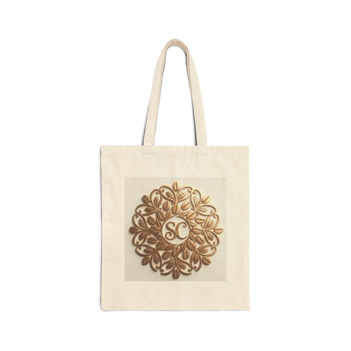 Mandala Sun Canvas Tote Bag
