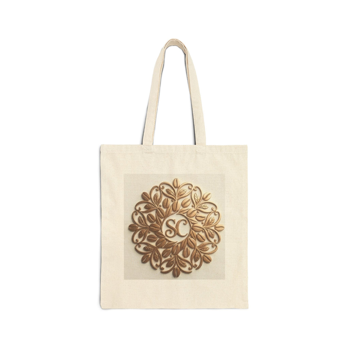 Mandala Sun Canvas Tote Bag