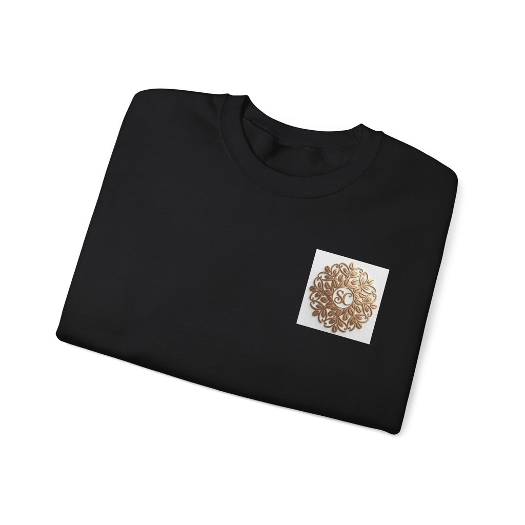 Gold Mandala Crewneck Sweatshirt