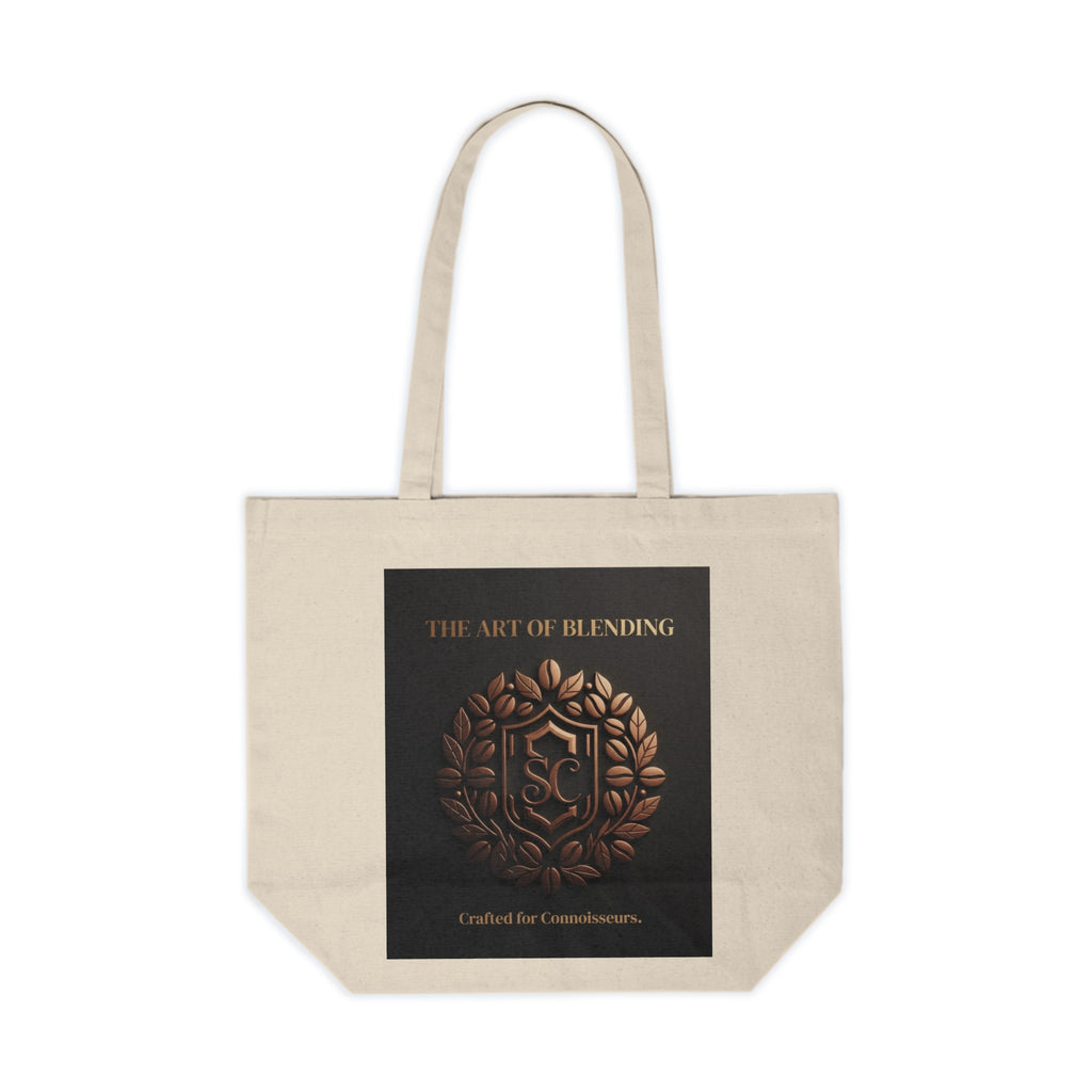 Canvas Tote — 'The Art of Blending' Coffee Connoisseur Emblem