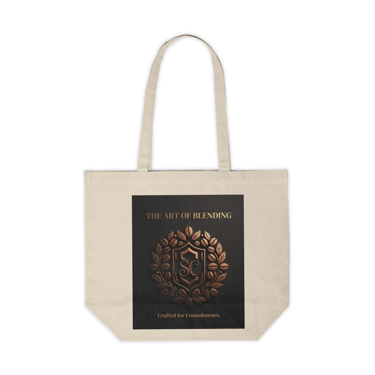 Canvas Tote — 'The Art of Blending' Coffee Connoisseur Emblem
