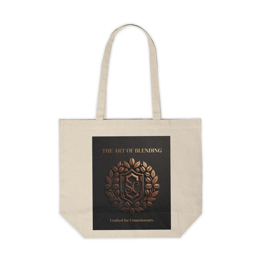 Canvas Tote — 'The Art of Blending' Coffee Connoisseur Emblem